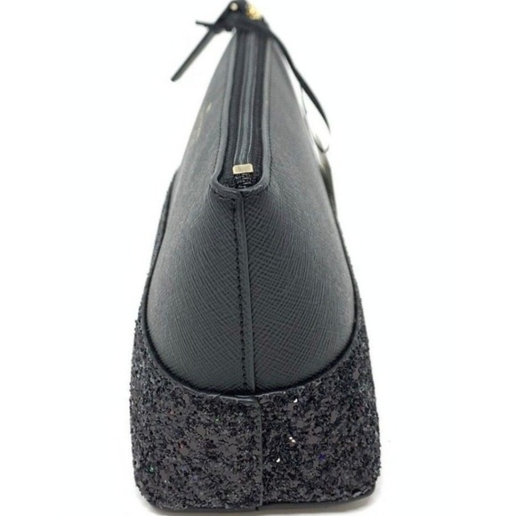 LAST 1🍒NWT🍒 KATE SPADE GRETA GLITTER MAKEUP BAG - Picture 5 of 6